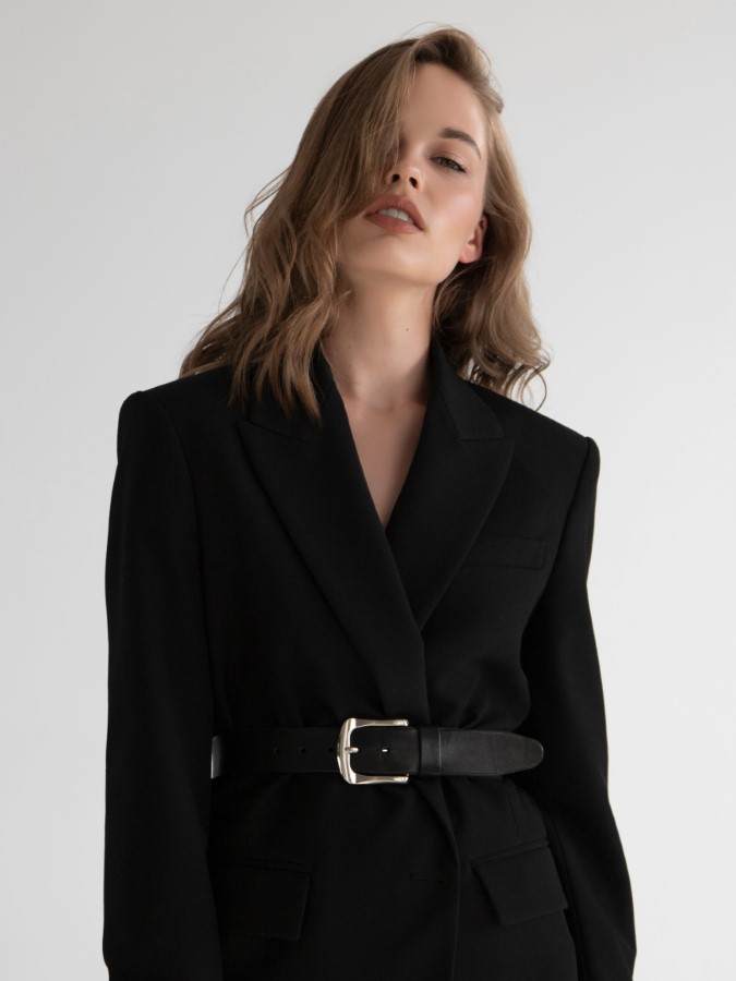 robe blazer femme noir fete 